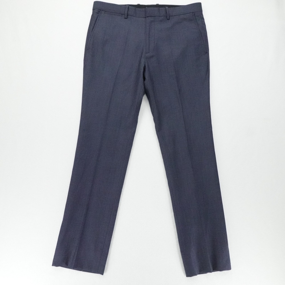Theory Pants Mens 32 Blue Dress Trouser Slim Career Office Smart Casual Business